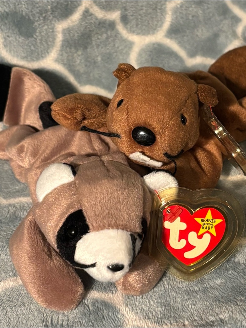 Ty Brown Bucky Beanie Baby Plush